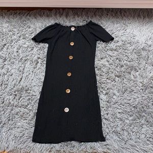 Black Off the shoulder dress